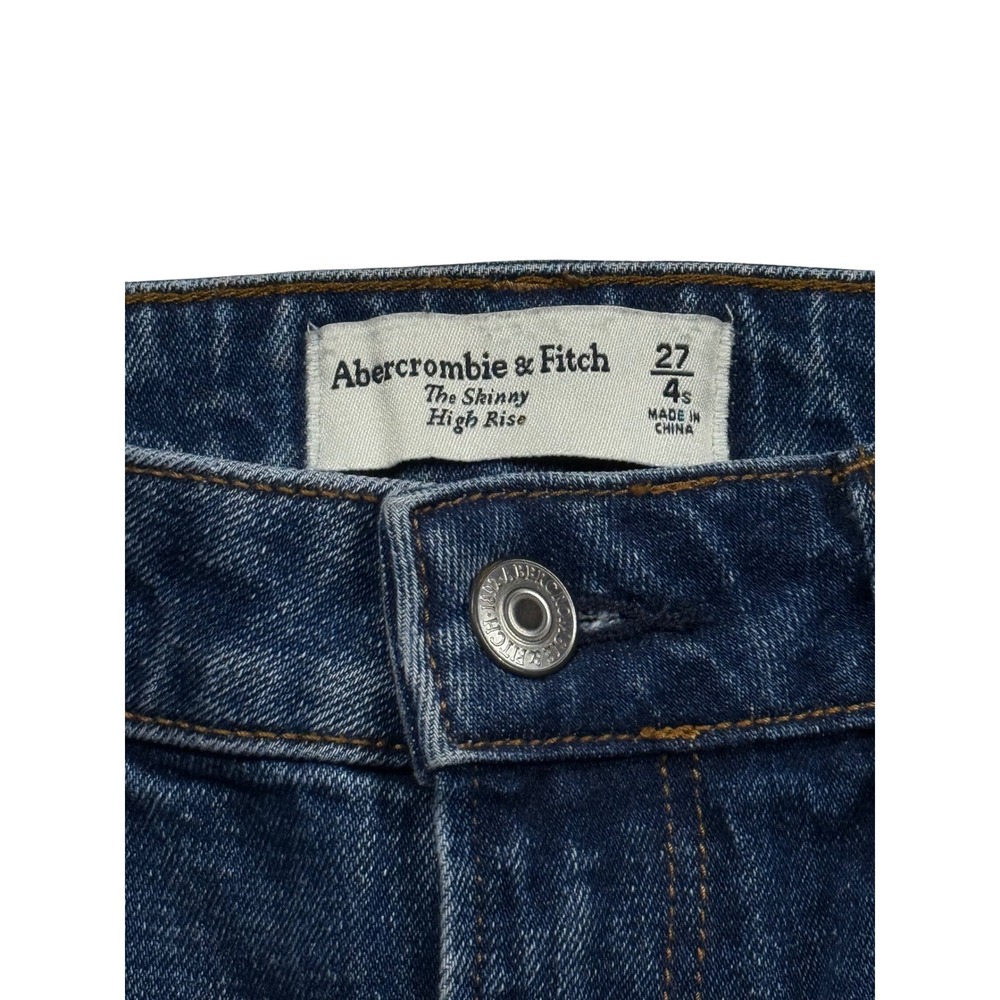 Abercrombie & Fitch The Skinny High Rise Curve Love Women's Jeans Size 27 4 S - Picture 3 of 10
